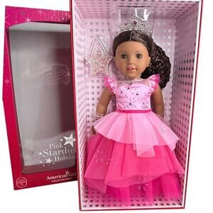 American Girl Doll Holiday Collector Pink Stardust Swarovski Crystal Jewelry '24